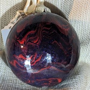 4" Handmade Resin Friendship Ball Ornament